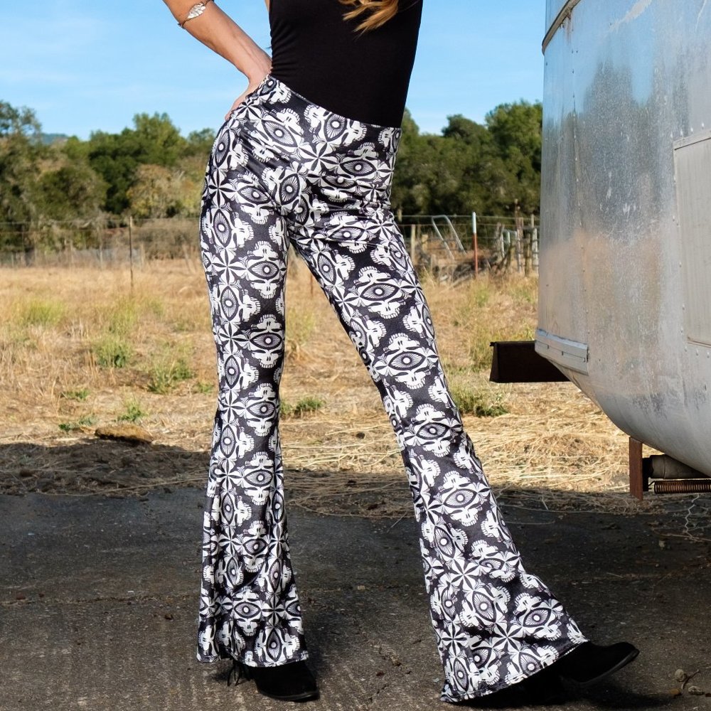 Grateful Dead Bell Bottoms - Stealie Print